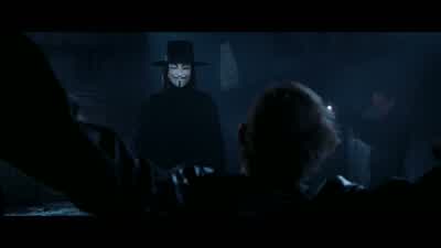 At last we finally meetI have something for you chancellorA farewell giftFor all the things you've done for the things you might have doneand for the only thing you have leftGoodbye chancellorMr CreedyDisgusting - V for Vendetta