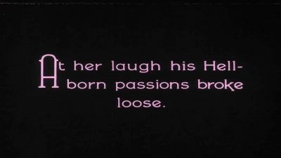 At her laugh his Hell born passions broke loose - The Penalty