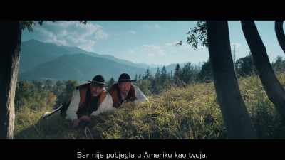 At least she didn't run off
to America like yours did. - The Taming of the Shrewd