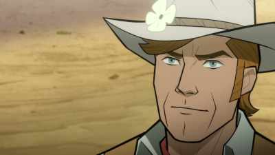 At least give us your name
before you ride off. - Justice League: Warworld