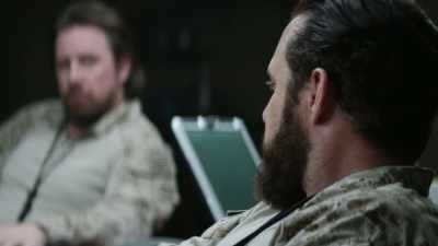 At least he's not lazy.
Must be, like, what, - SEAL Team