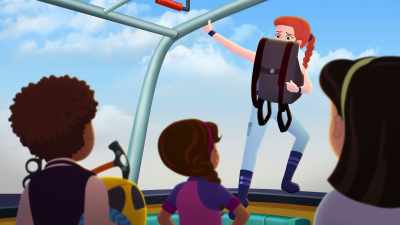 At least let me keep my parachute.
Please! - The Magic School Bus Rides Again: The Frizz Connection