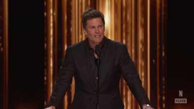 At least the mafia
has a ring you can kiss. - The Roast of Tom Brady