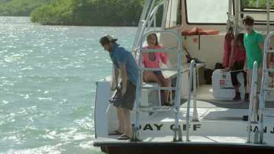 At least the sonar tag's
still inside that thing. - 5 Headed Shark Attack