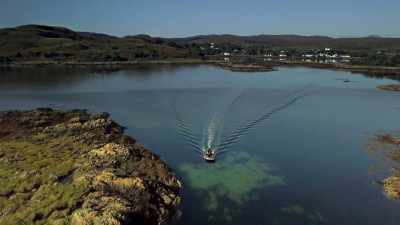 At low tide, it's a two mile walk, - Extraordinary Escapes with Sandi Toksvig