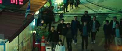 At night, head to
bars, arcades, internet cafes, - The Gangster, the Cop, the Devil