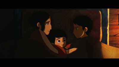 At night, the boy walked
through the pine trees - The Breadwinner