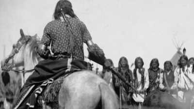 At one Lakota Reservation,
when the cattle were released - The American Buffalo