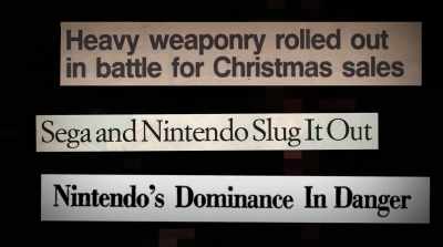 - At one point, I was told
there was a dartboard - Console Wars