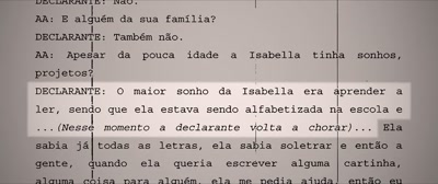 At one point, she was talking
about how her daughter had this desire - A Life Too Short: The Isabella Nardoni Case