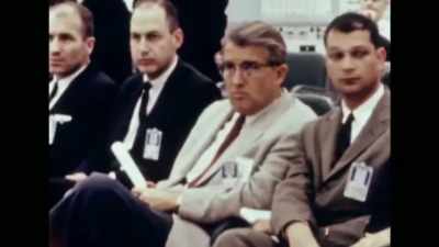 At this point,
according to conspiracy theorists, - American Moon