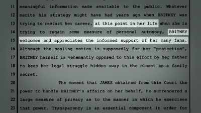 "At this point in her life,
Britney welcomes - Framing Britney Spears