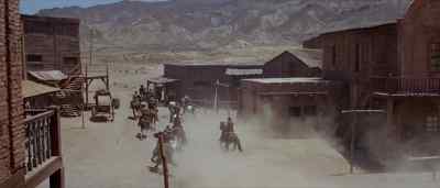 At this point in the Italian version
there would have been an intermission. - For a Few Dollars More