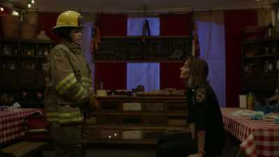 At practice, - Fire Country