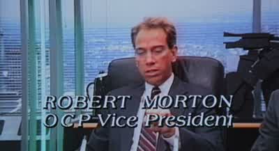 At security concepts we're projecting the end of crimein old Detroit within 40 daysThere's a new guy in town His name's robocop - RoboCop