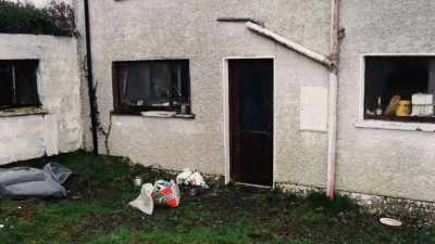 At the back of the studio, - Sophie: A Murder in West Cork