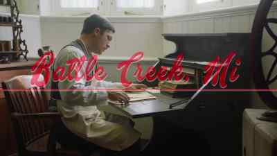 - At the
Battle Creek Sanitarium, - The Food That Built America