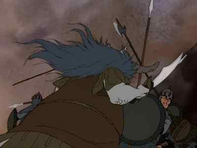 AT THE BATTLE
OF THE PELENNOR FIELDS, - The Return of the King