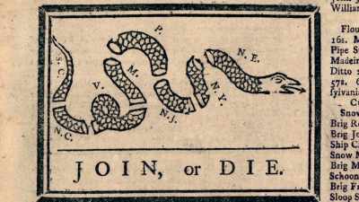At the bottom
was a dire warning. - Benjamin Franklin