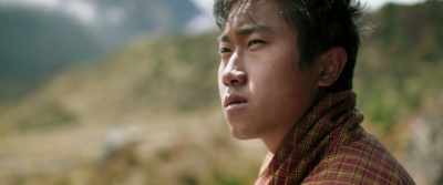 At the end of the song, - Lunana: A Yak in the Classroom