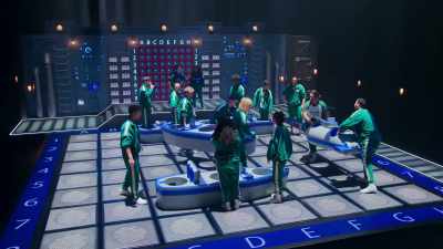 At the last second, - Squid Game: The Challenge