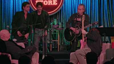 At the memorial,
at Jeff Franklin's, - Dirty Daddy: The Bob Saget Tribute
