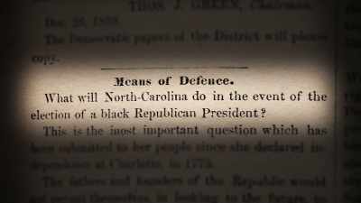 - At the same time,
he's hated in the south, - Abraham Lincoln