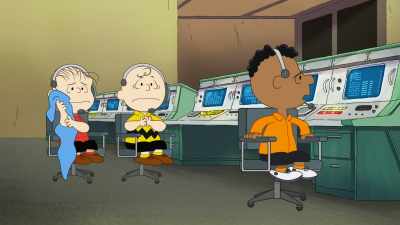 At the speed it's going,
impact is in 30 seconds. - Snoopy in Space