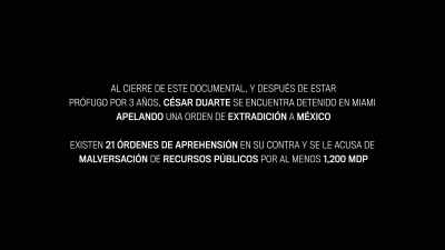 At the time this documentary was made,
after three years at large, - The Three Deaths of Marisela Escobedo