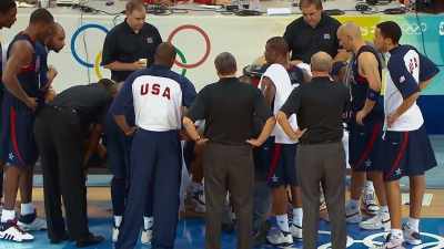At the time-out, I was getting ready
to say some things, - The Redeem Team