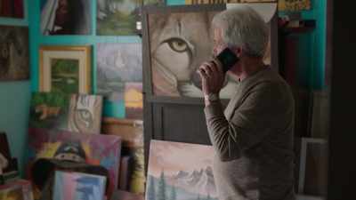 At the tone, please record your message. - Bob Ross: Happy Accidents, Betrayal & Greed