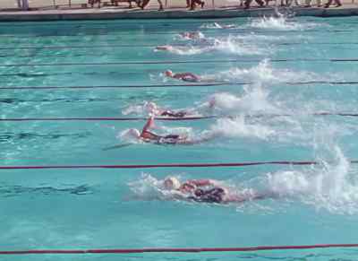 At the turn, it was neck and neck... - Neptune's Daughter