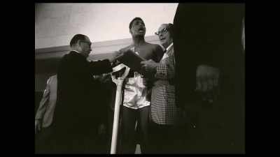 At the weigh-in, he went nuts, - Blood Brothers: Malcolm X and Muhammad Ali