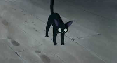 At this rate I'll be a white cat by morning - Kiki's Delivery Service