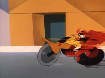 AT THIS SPEED,
CATCHING NEGADUCK
WILL BE A SNAP. - Darkwing Duck