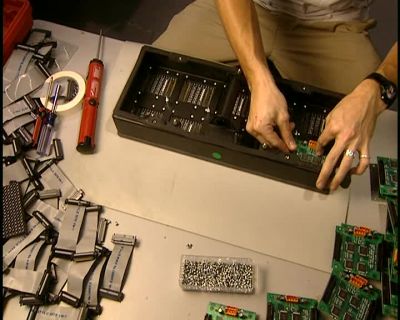 AT THIS STAGE, THEY INSERT
THE SIGNBOARD CONDUCTOR. - How It's Made