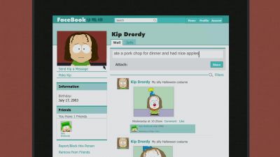 - ATE PORK CHOP FOR DINNER. - South Park