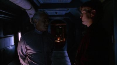 Atherton Wing and Inara Serra. - Firefly