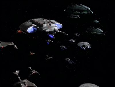 'Attack wings three and nine
have reached the line of deployment. ' - Star Trek: Deep Space Nine