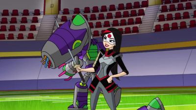 Attacking Super Hero High will cost you an arm and a leg - DC Super Hero Girls: Intergalactic Games