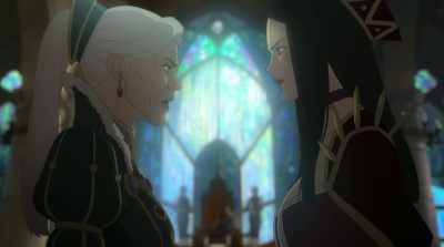 -[attendants murmuring]
-Yet it is still my chair. - The Witcher: Nightmare of the Wolf