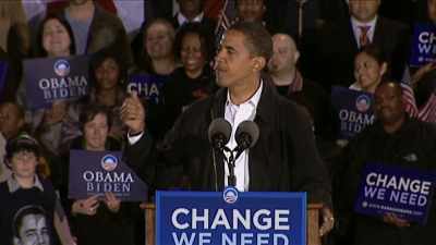 -ATTENDEE: Just like you!
-...who-- - Obama: In Pursuit of a More Perfect Union