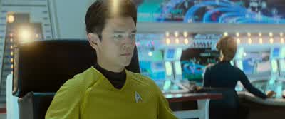 Attention John HarrisonThis is Captain Hikaru Sulu of the U S S EnterpriseA shuttle of highly trained officers is on its way to your locationIf you do not surrender to them immediatelyI will unleash the entire payload of advanced long range - Star Trek Into Darkness