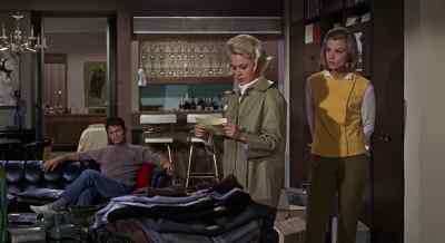 "Attention, maid. Return
delayed one week. Milford." - That Funny Feeling
