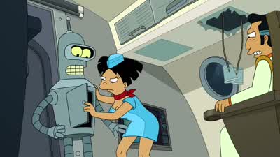 Attention, passengers. - Futurama