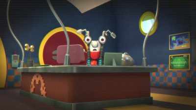 - Attention, town!
There's an alien spaceship - Ricky Zoom