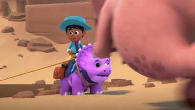 (audibly straining) - Dino Ranch