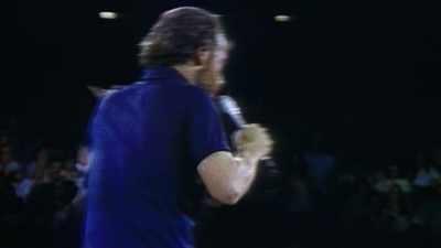 -(AUDIENCE APPLAUDING)
-She is the associate producer, - George Carlin's American Dream