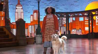 (audience applause) - Annie Live!