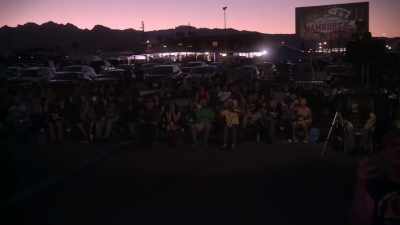 (audience booing) - Barbie & Kendra Crash Joe Bob's Drive-In Jamboree!